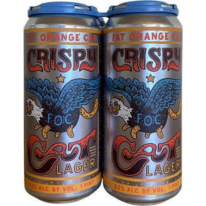 Image of Fat Orange Cat Crispy Cat Lager from Fat Orange Cat Brew Co.