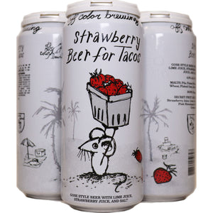 Off Color Strawberry Beer For Tacos