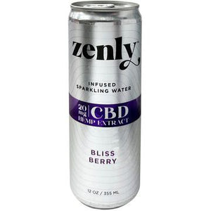 Image of Zenly Bliss Berry CBD Infused Sparkling Water from Zenly
