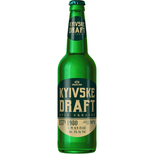 Image of Obolon Kyivske Draft Ukrainian Beer - Single from Obolon Brewery