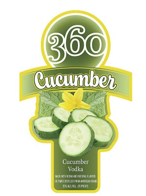 360 Vodka Cucumber - Mini bottle
