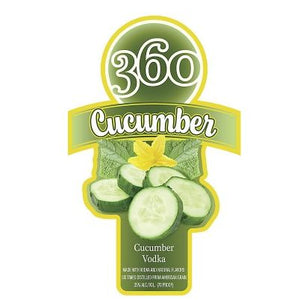 360 Vodka Cucumber - Mini bottle