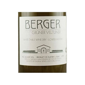 Image of Berger Gruner Veltliner from Berger