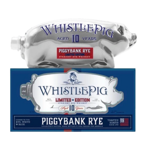 Whistlepig Piggy Bank 10 Year Rye Red White & Blue