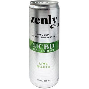 Image of Zenly Lime Mojito CBD Infused Sparkling Water - Single from Zenly