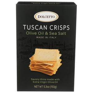 Dolcetto Tuscan Crisps Olive Oil Sea Salt