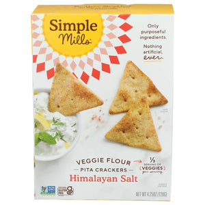Simple Mills Pita Cracker Himalayan Pink Salt
