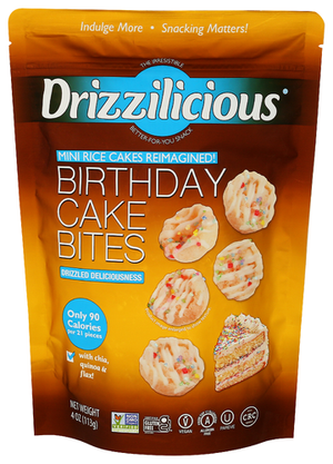 Drizzilicious Birthday Cakes Mini Rice Bites