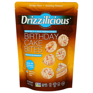 Drizzilicious Birthday Cakes Mini Rice Bites