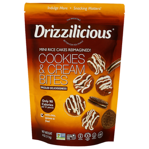 Drizzilicious Cookies Cream Mini Rice Bites