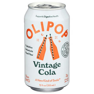 Olipop Prebiotic Soda Vintage Cola