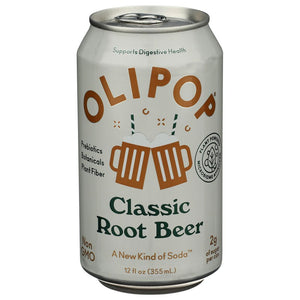 Olipop Prebiotic Soda Classic Root Beer