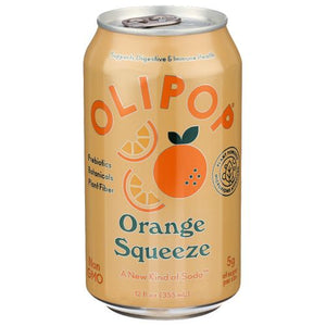 Olipop Orange Squeeze Prebiotic Soda