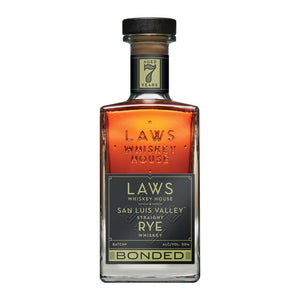 Image of Laws Whiskey House San Luis Valley Straight Rye 7yr Bonded Whiskey from Laws Whiskey House