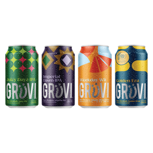 Image of Gruvi Non-Alcoholic Beer Variety Pack from Gruvi
