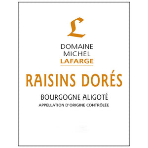 Domaine Lafarge Aligote Raisins Dores 2023