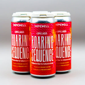 Image of Hopewell Roaring Sequence Lupo Lager - Single from Hopewell Brewing Company