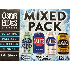 Oskar Blues Mixed 12 pack