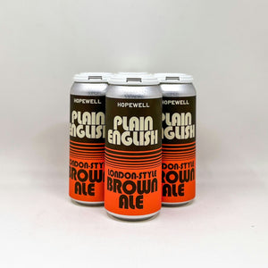 Image of Hopewell Brewing Co. Plain English London Style Brown Ale from Hopewell Brewing Co.