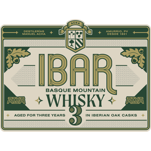 Image of Destilerias Acha Ibar 3 Year Old Blended Basque Whiskey from Destilerias Acha