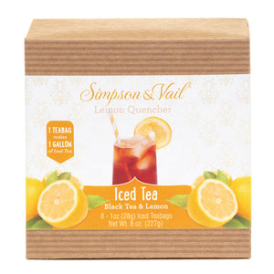 Lemon Quencher Black Iced Tea Bags