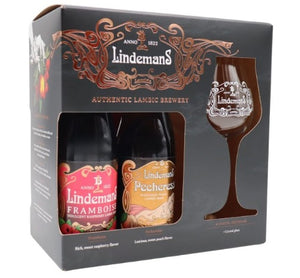 Lindemans Gift Set 4pk Bottles + Glass
