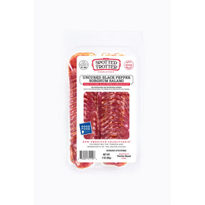 The Spotted Trotter Black Pepper Sorghum Salami