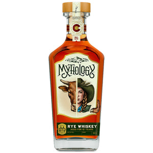 Image of Mythology Rye Whiskey 10 year 102 proof from Mythology Distillery