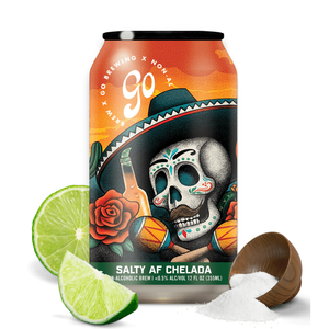 Go Brewing Salty AF Chelada Non-Alcoholic