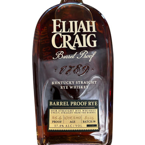 Elijah Craig Barrel Proof Rye B526