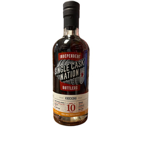 Single Cask Nation Knockdhu 10 Year Old Scotch