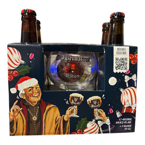 St. Bernardus Christmas Ale 4pk with Glass