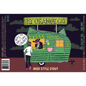 Fat Orange Cat Roll Me A Dry One Cowboy Stout