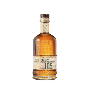Image of Broken Barrel Heresy Rye Whiskey 105 proof from Broken Barrel Whiskey Co.