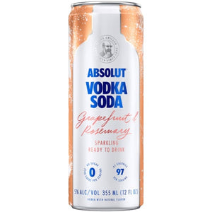 Image of Absolut Sparkling Grapefruit Rosemary Canned Cocktail from Absolut