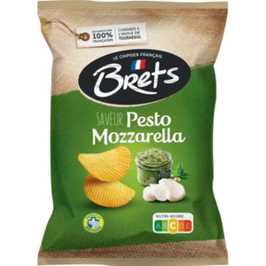Brets Potato Chips Pesto Mozzarella