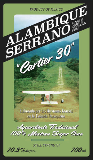 Alambique Serrano Cartier 30 Rum