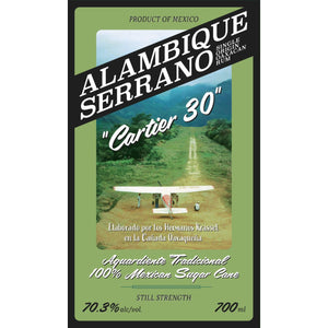 Alambique Serrano Cartier 30 Rum