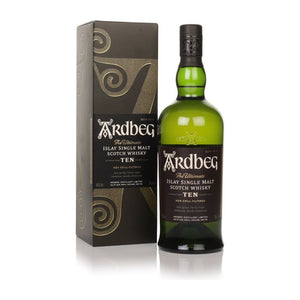 Image of Ardbeg Ten Year Old Single Malt Scotch Whisky from Ardbeg Distillery