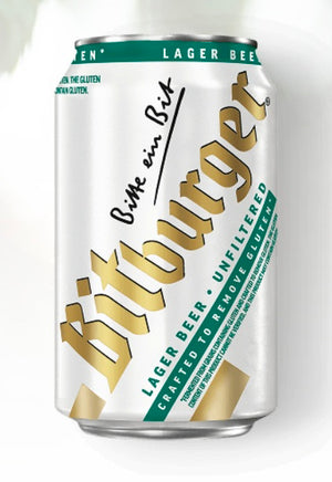 Bitburger Lager Crafted to be Gluten Free