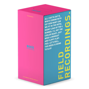 Field Recordings Boxie Rose