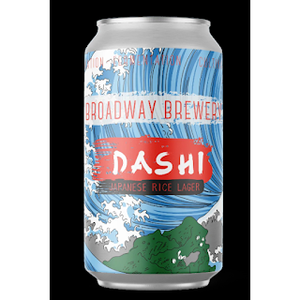 Image of Broadway Brewery Dashi Rice Lager - Single from Broadway Brewery