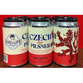 Image of Civil Life Brewing Co. Czech Pilsner from Civil Life Brewing Co.