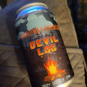 Image of Broadway Brewery Devil Log Hazy Double IPA from Broadway Brewery