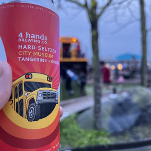 4 Hands Brewing Co. Seltzer City Museum Tangerine Ginger