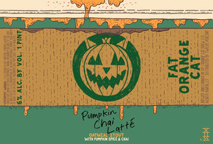Fat Orange Cat Pumpkin Chai Latte