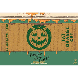 Fat Orange Cat Pumpkin Chai Latte