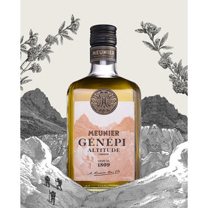 Image of A Meunier Mere et Fils Genepi Altitude Vieille Liqueur Des Alpes Francais from A Meunier Mere et Fils