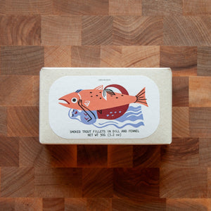 Jose Gourmet Smoked Trout Fillets in Dill and Fennel