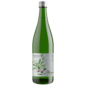 Image of Kawatsuru Junmai Ginjo Olive Sake from Kawatsuru Sake Brewery